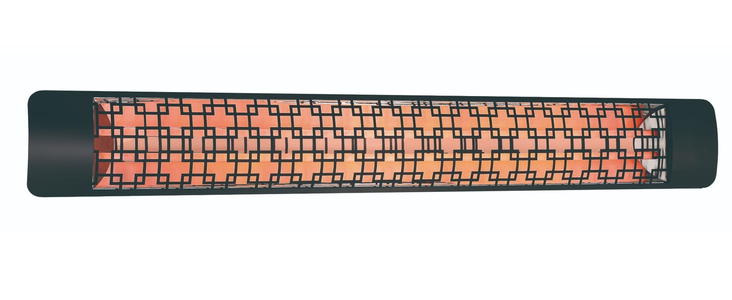 Eurofase EF60 240v 6000w 61-Inch Electric Heater - Black Brix Plate
