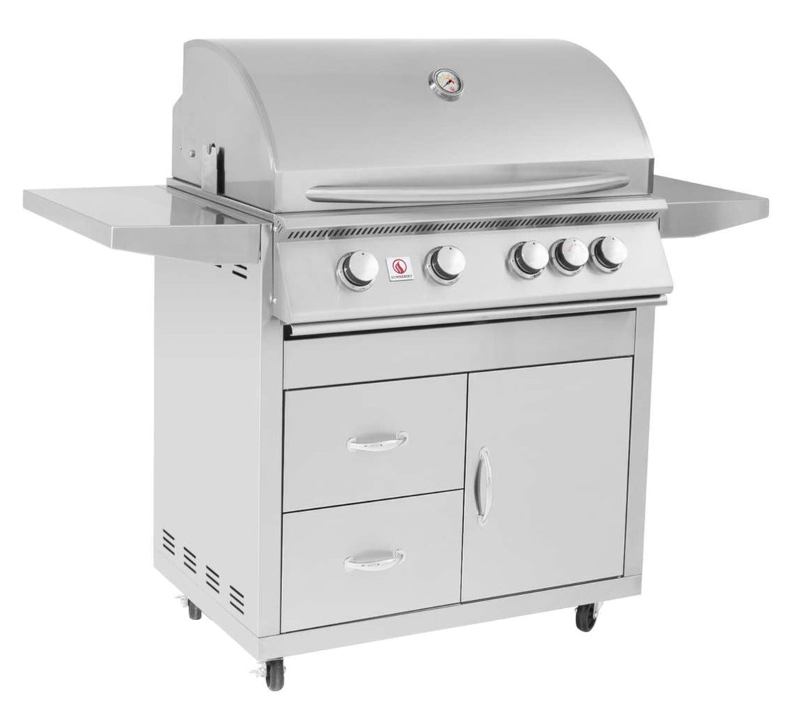 Summerset Sizzler 32 Inch Propane Grill on Cart