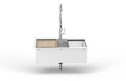 Bull 30 Inch Premium Stainless Steel Dual Mount Sink With Accessories