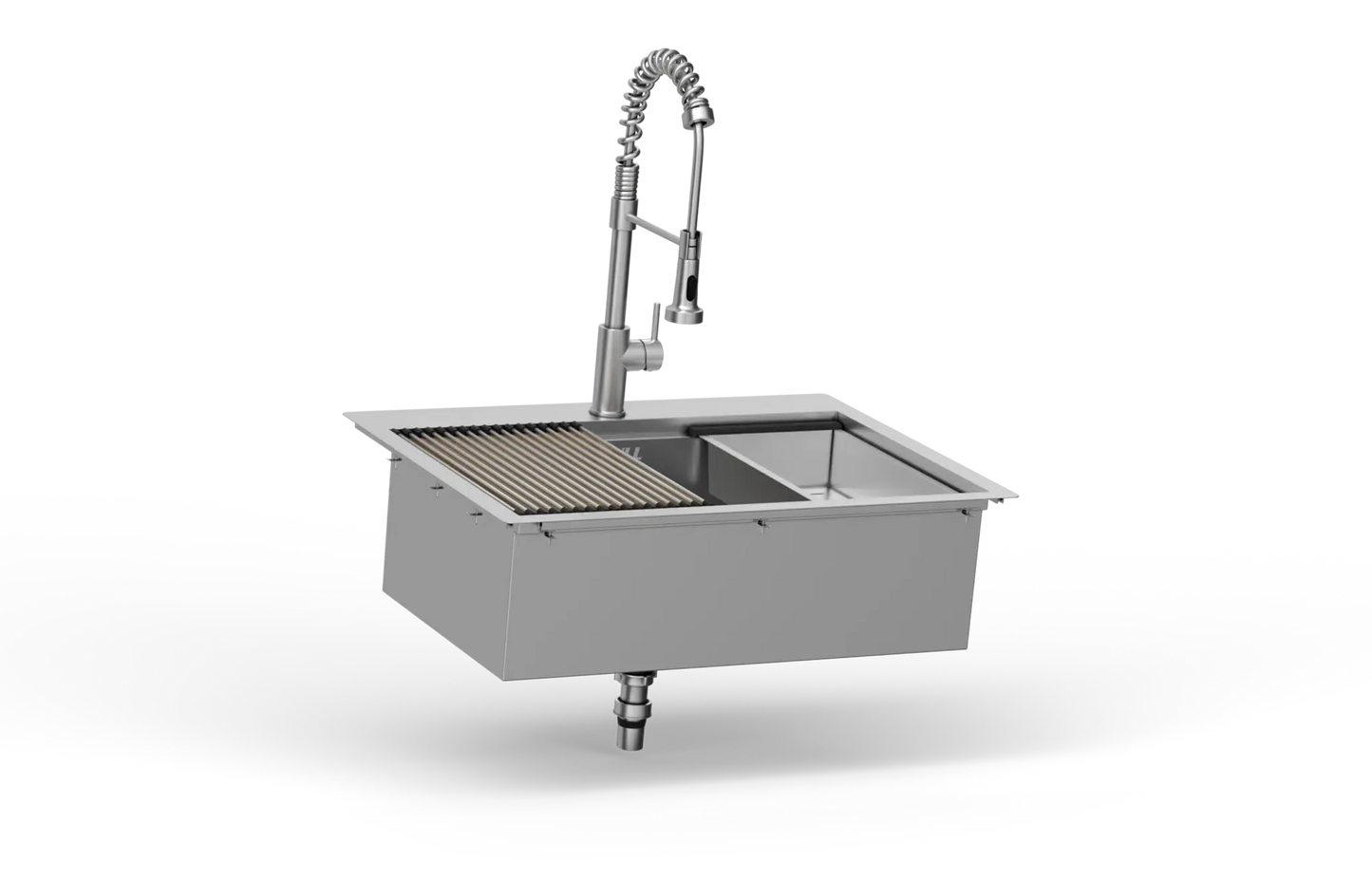 Bull 30 Inch Premium Stainless Steel Dual Mount Sink With Accessories