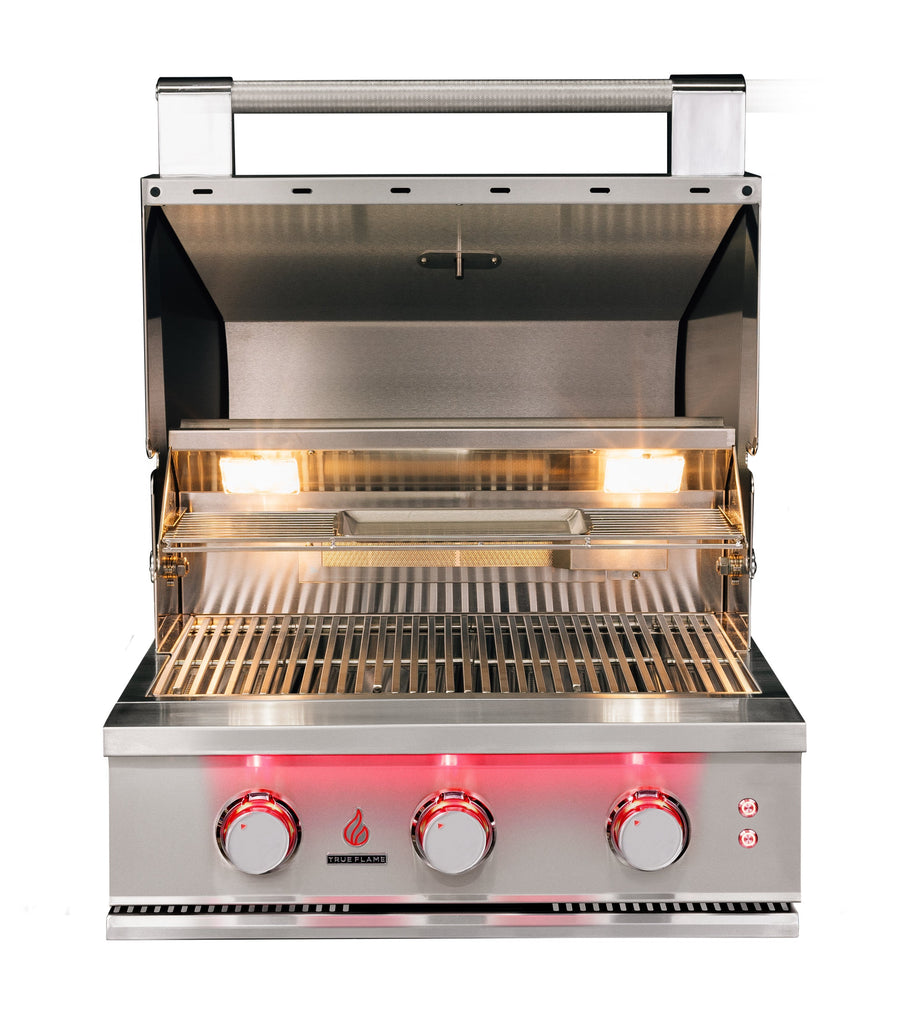 True Flame 25 Inch Built-In Propane Grill