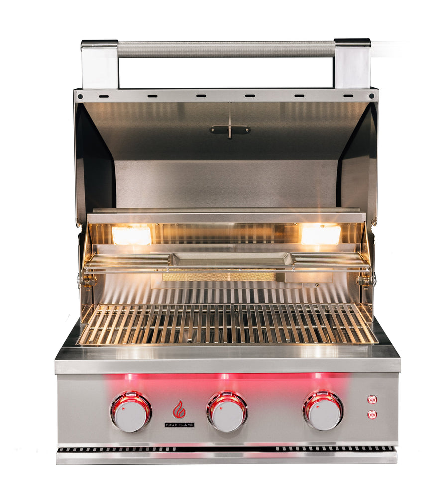 True Flame 25 Inch Built-In Natural Gas Grill