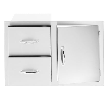 Summerset 30 Inch 2 Drawer Combo Unit
