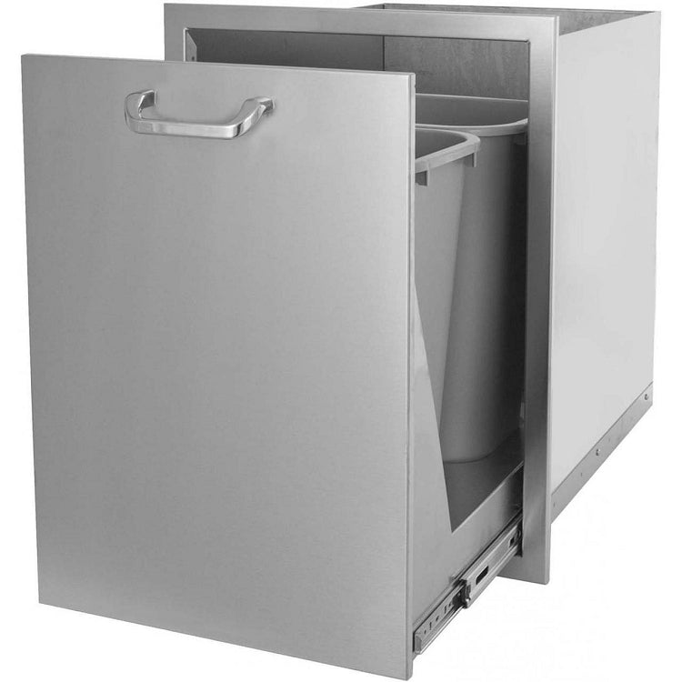 BBQ Island 260 Series - 20 Inch 2 Bin Trach/Recycle Rollout