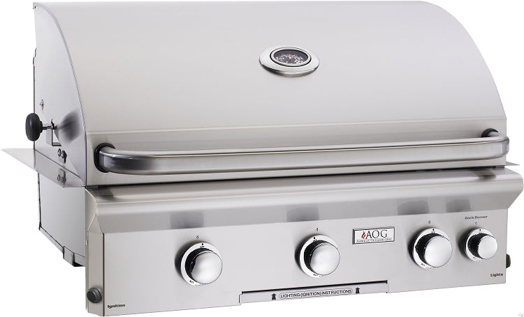 AOG 30 Inch Natural Gas Grill w/ Lights and Rotisserie L-Series