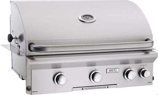 AOG 30 Inch Propane Grill w/ Lights and Rotisserie L-Series