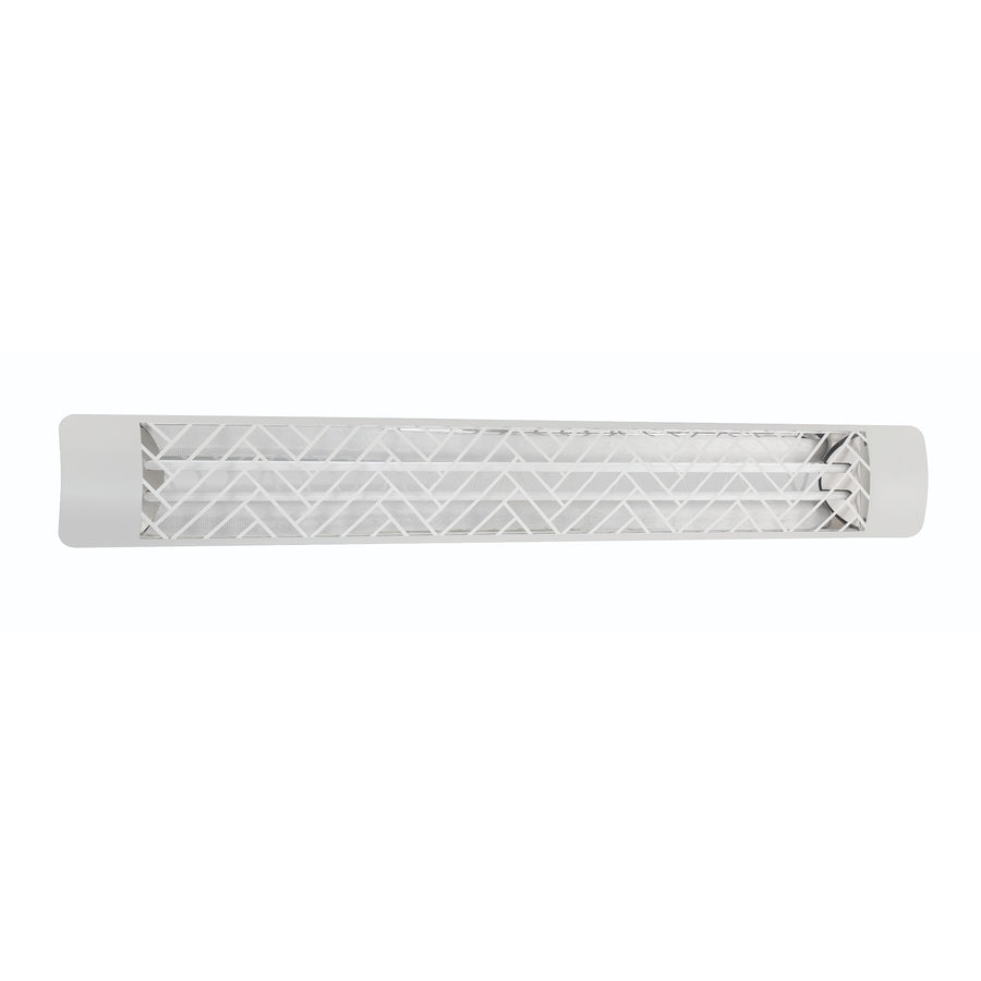 Eurofase EF60 240v 6000w 61-Inch Electric Heater - White Chevron Plate