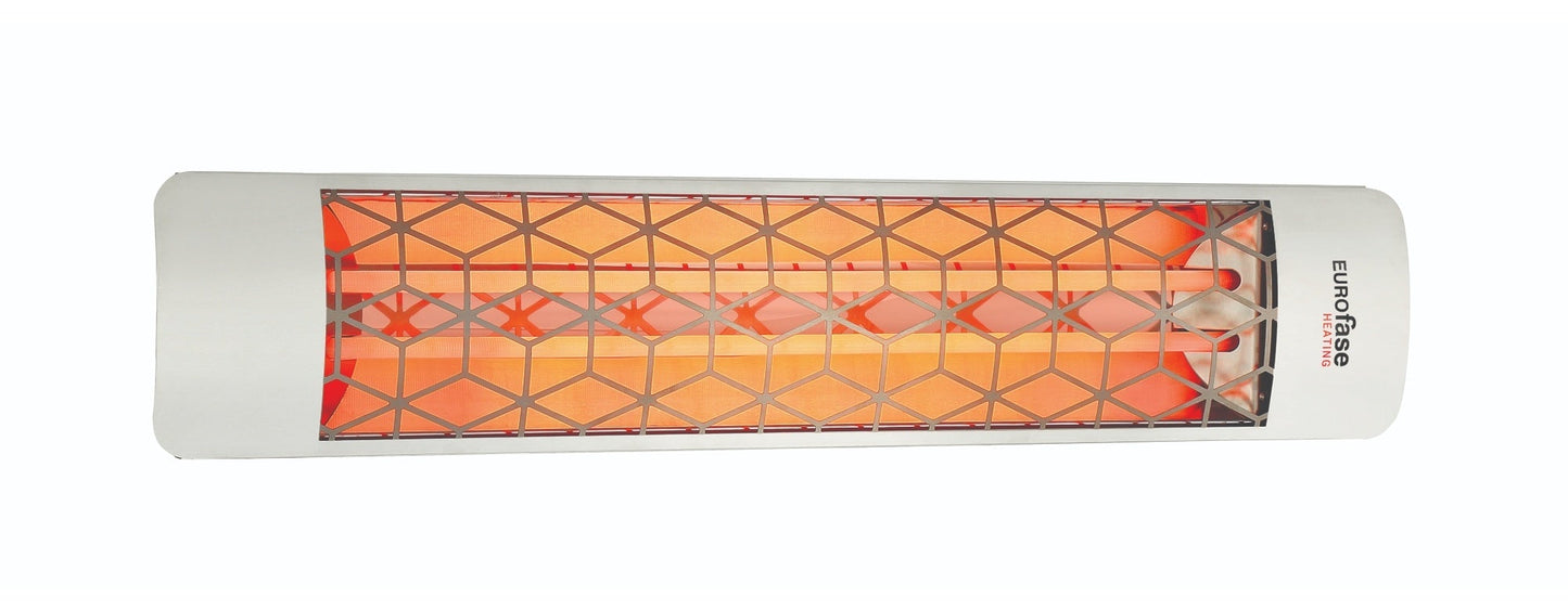 Eurofase EF40 240v 4000w 39-Inch Electric Heater - Stainless Steel Stella Plate
