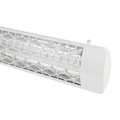 Eurofase EF60 240v 6000w 61-Inch Electric Heater - White Stella Plate