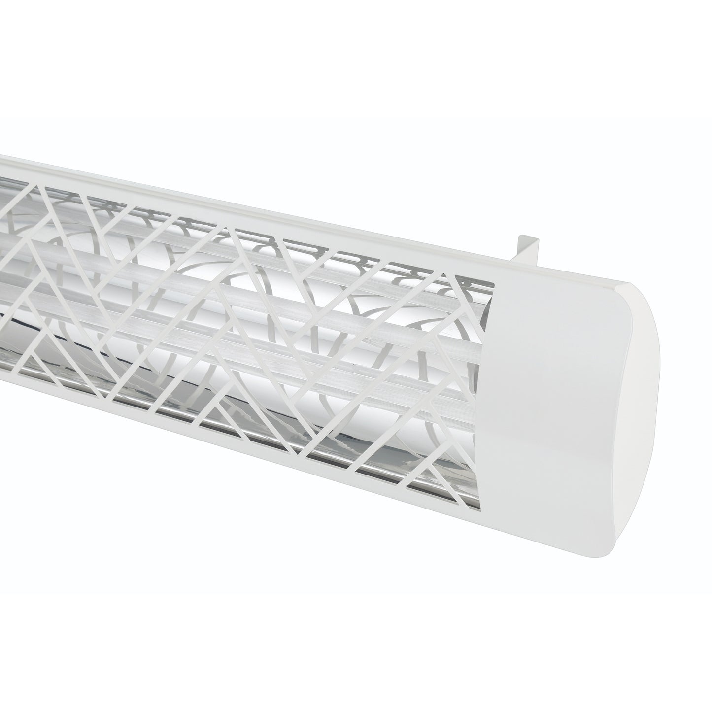 Eurofase EF60 240v 6000w 61-Inch Electric Heater - White Chevron Plate