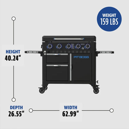 Pit Boss 5 Burner Ultimate Propane Griddle - 10783