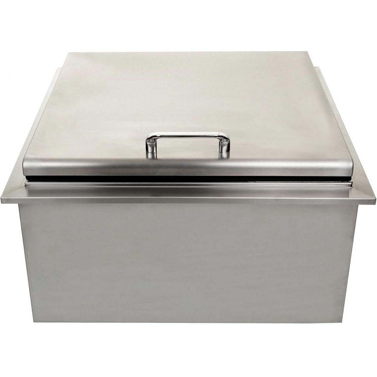 BBQ Island 260 Series - 18 Inch Drop-In Ice Bin Cooler With Condiment Tray