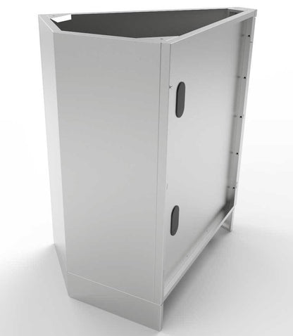 Sunstone 3-Inch Outdoor Kitchen 45 Degree Corner Island Cabinet