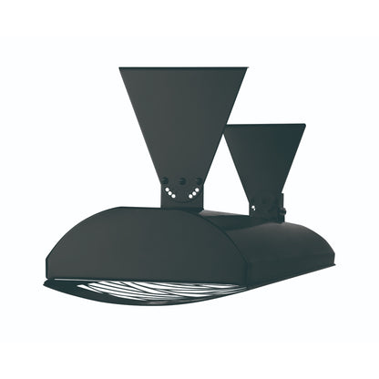 Eurofase EF60 240v 6000w 61-Inch Electric Heater - Black Brix Plate