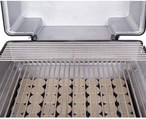 PGS Model A40 Natural Gas Grill on Black Patio Base