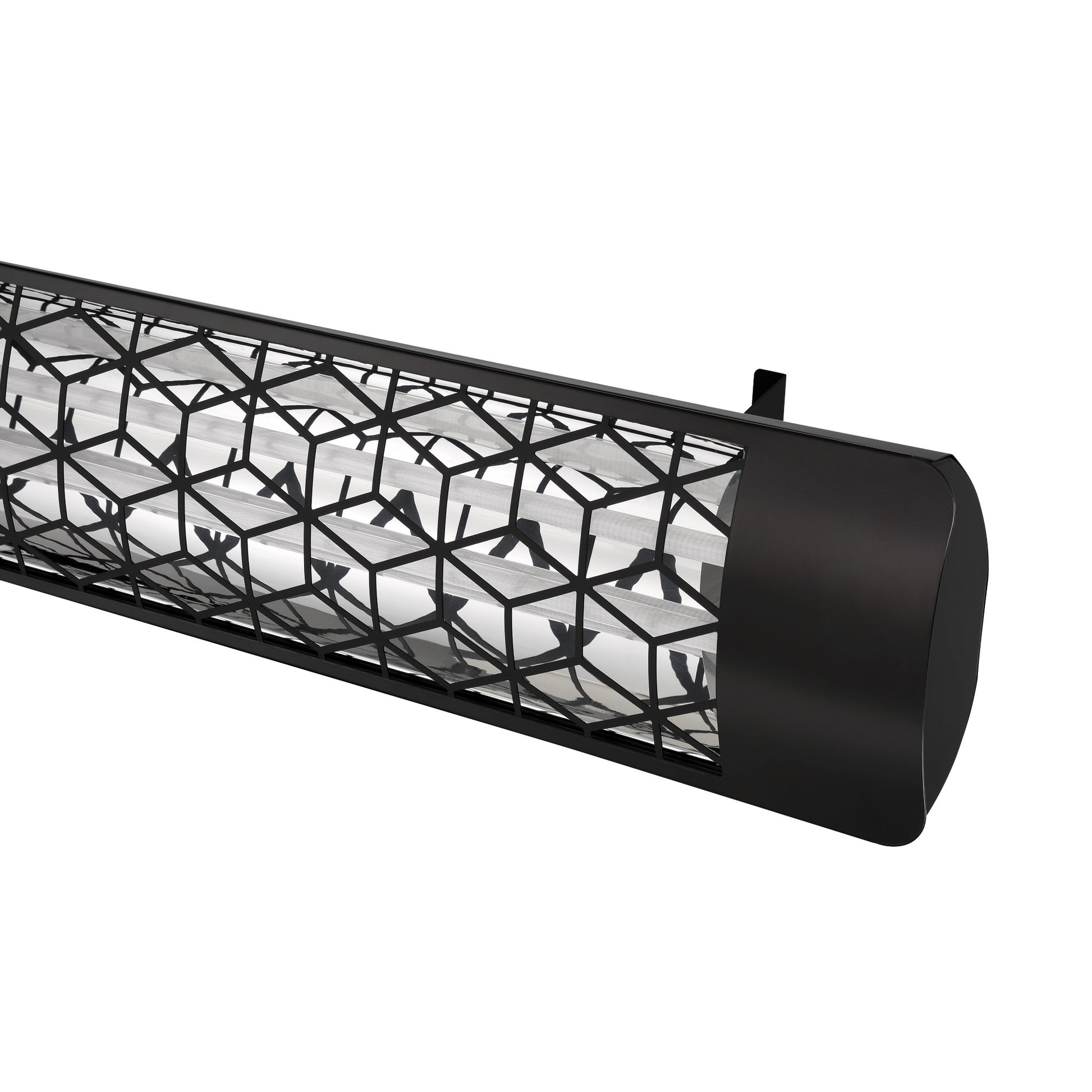 Eurofase EF60 240v 6000w 61-Inch Electric Heater - Black Stella Plate