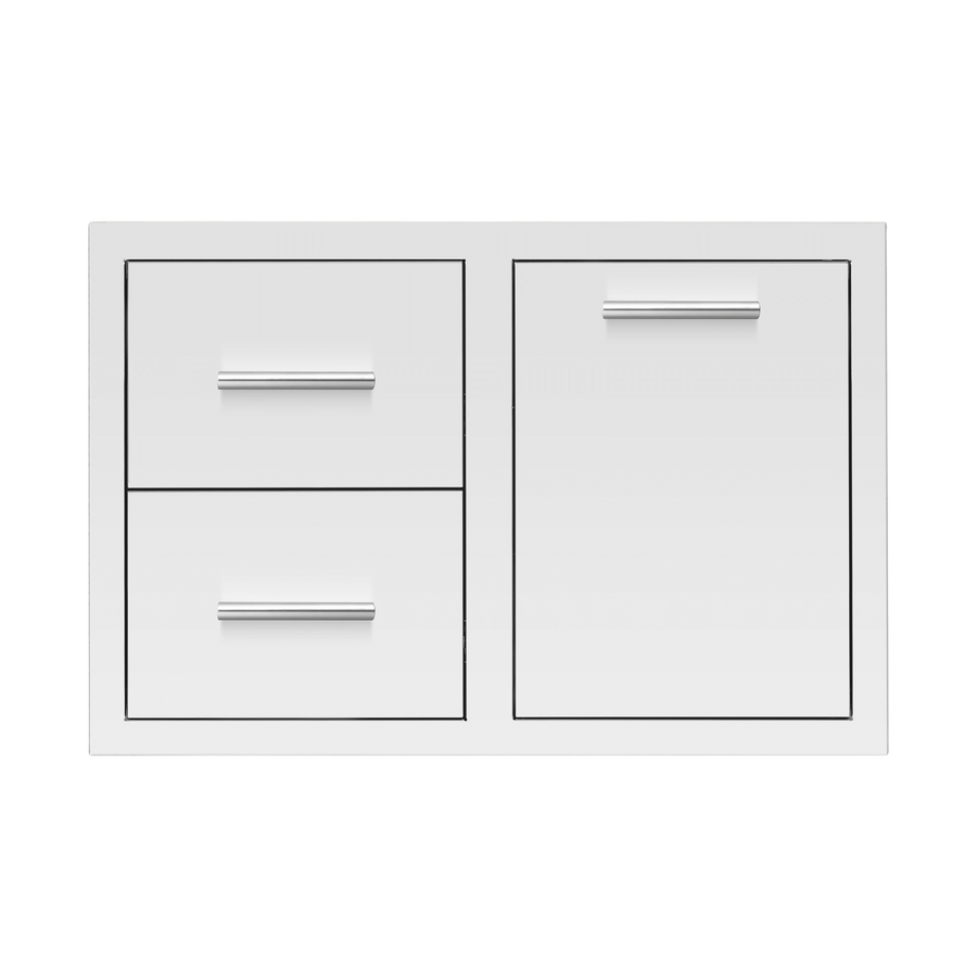 Summerset 33 Inch 2 Drawer and LP Tank or Tash Drawer Combo