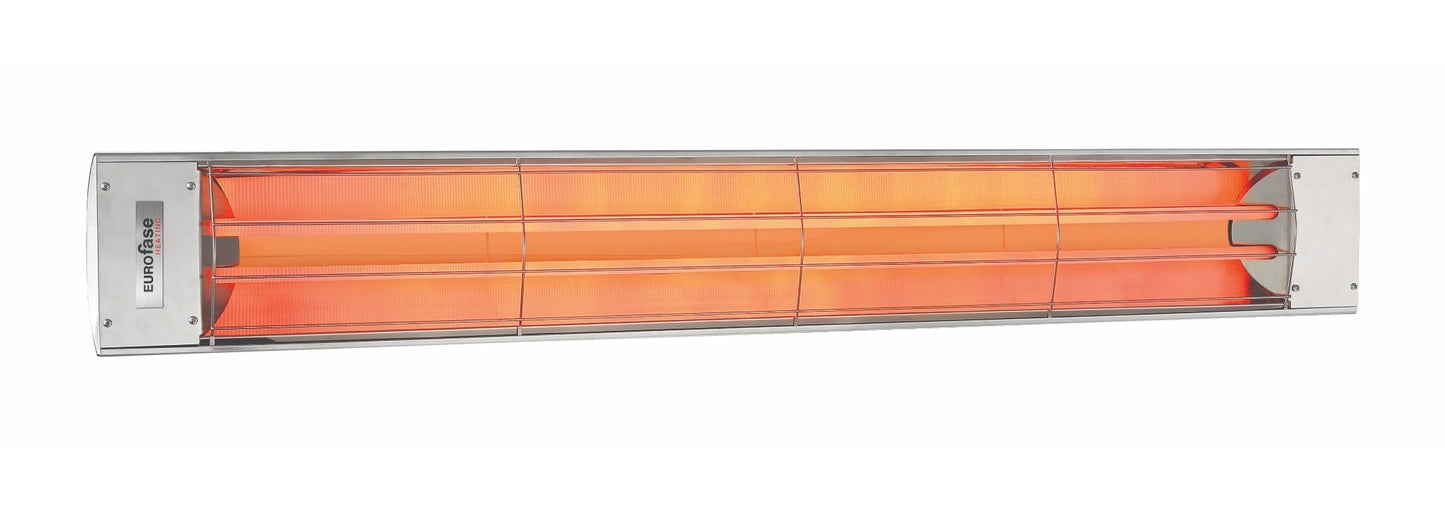 Eurofase EF60 240v 6000w 61-Inch Electric Heater - Stainless Steel