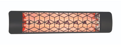 Eurofase EF40 240v 4000w 39-Inch Electric Heater - Black Stella Plate