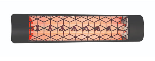 Eurofase EF40 240v 4000w 39-Inch Electric Heater - Black Stella Plate