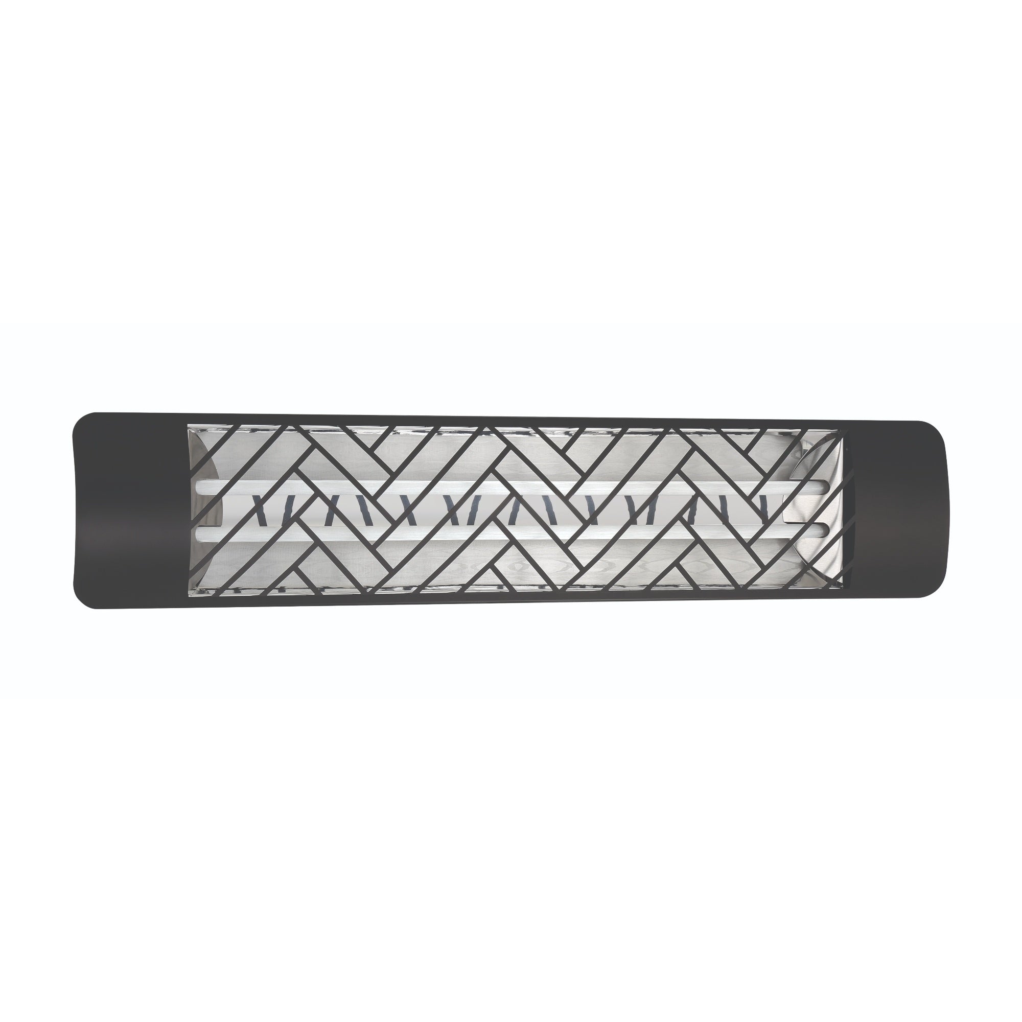 Eurofase EF40 240v 4000w 39-Inch Electric Heater - Black Chevron Plate