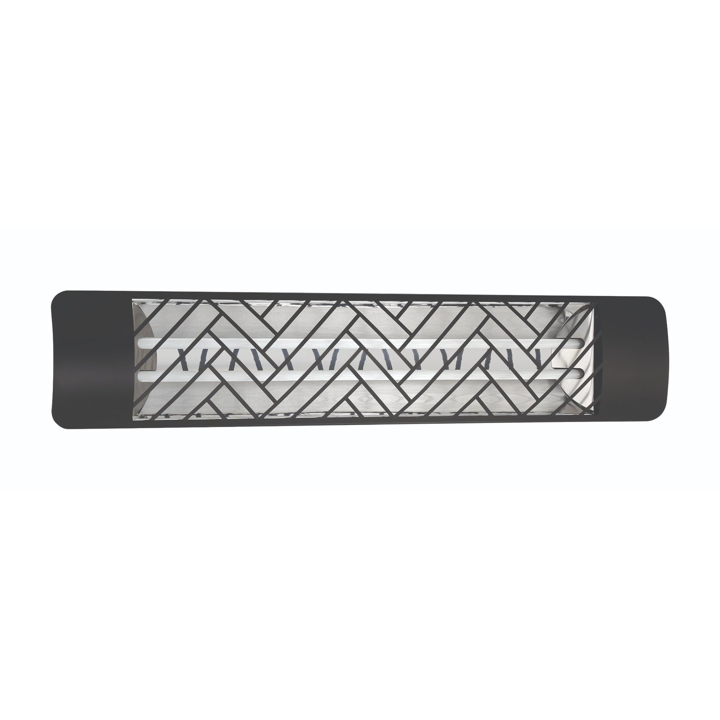 Eurofase EF40 240v 4000w 39-Inch Electric Heater - Black Chevron Plate