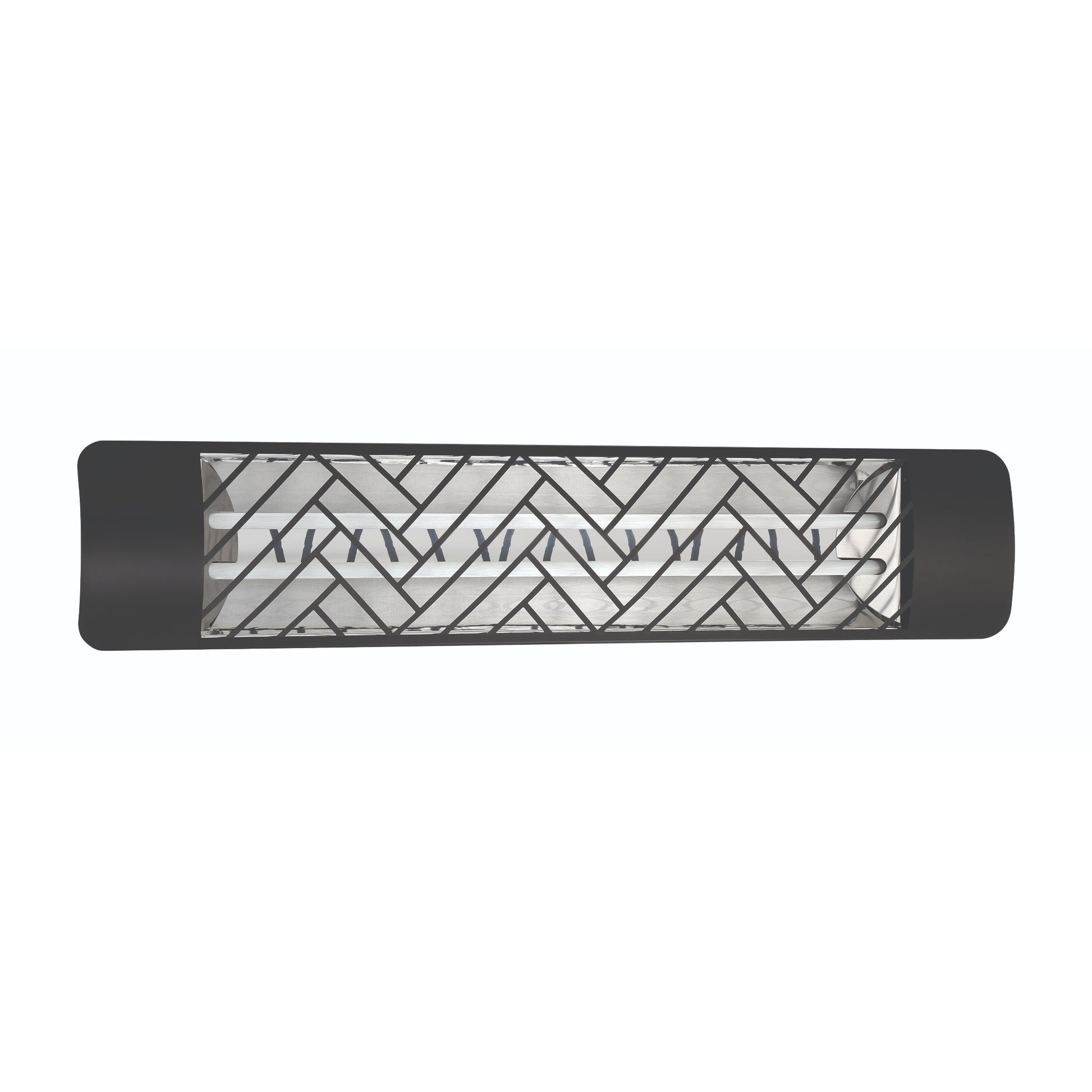 Eurofase EF40 240v 4000w 39-Inch Electric Heater - Black Chevron Plate