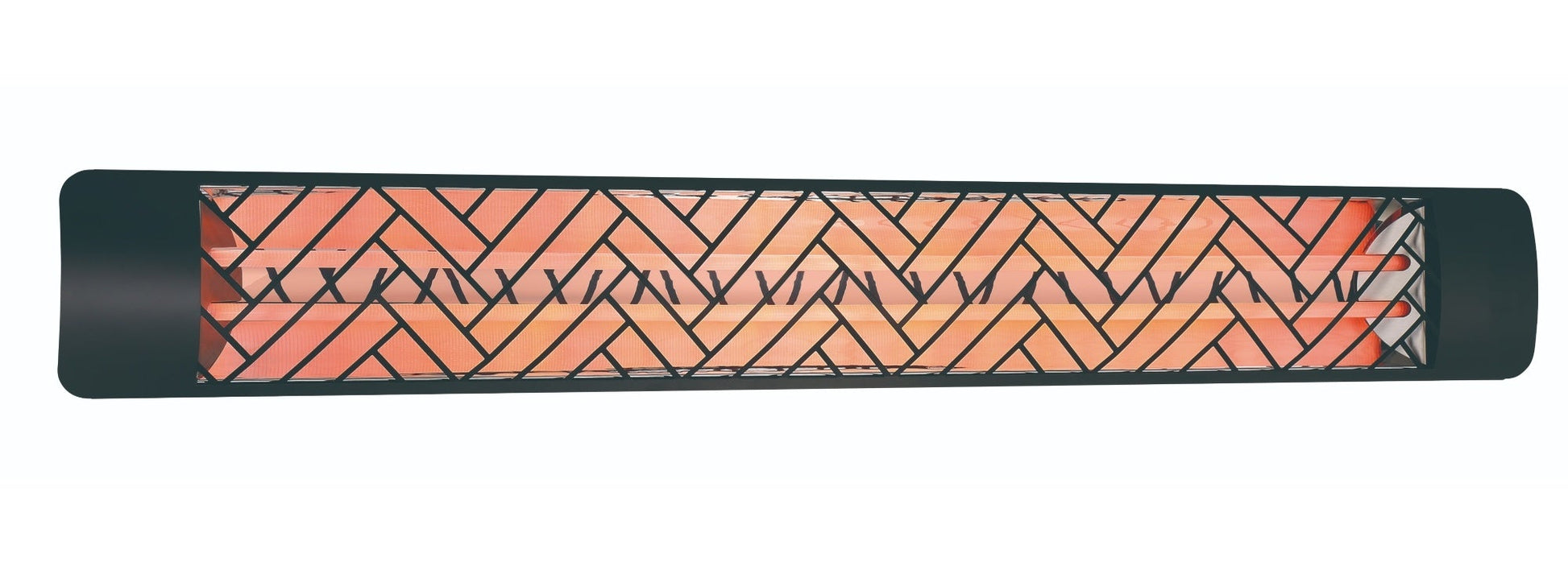 Eurofase EF60 240v 6000w 61-Inch Electric Heater - Black Chevron Plate