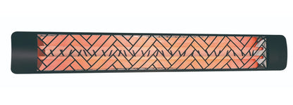 Eurofase EF60 240v 6000w 61-Inch Electric Heater - Black Chevron Plate