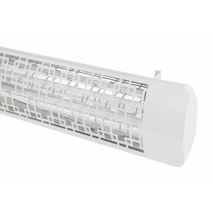 Eurofase EF60 240v 6000w 61-Inch Electric Heater - White Brix Plate