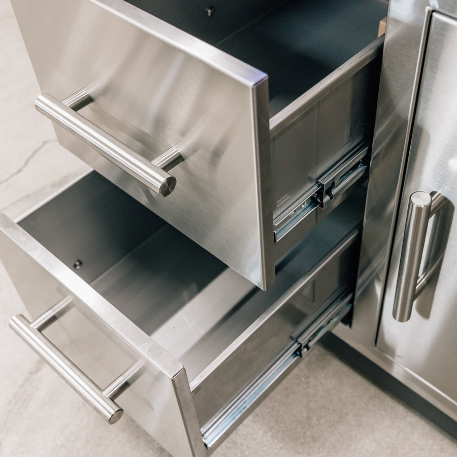 Summerset 33 Inch 2 Drawer and Access Door Combo