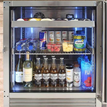 Alfresco PolarCore 28-in 6.77 Cu. Ft. Outdoor Refrigerator