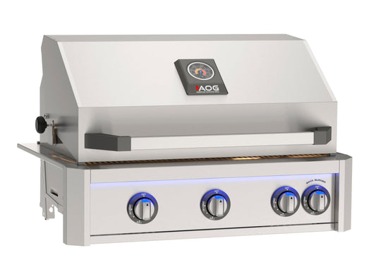 AOG 30 Inch Natural Gas Grill w/ Lights and Rotisserie L-Series