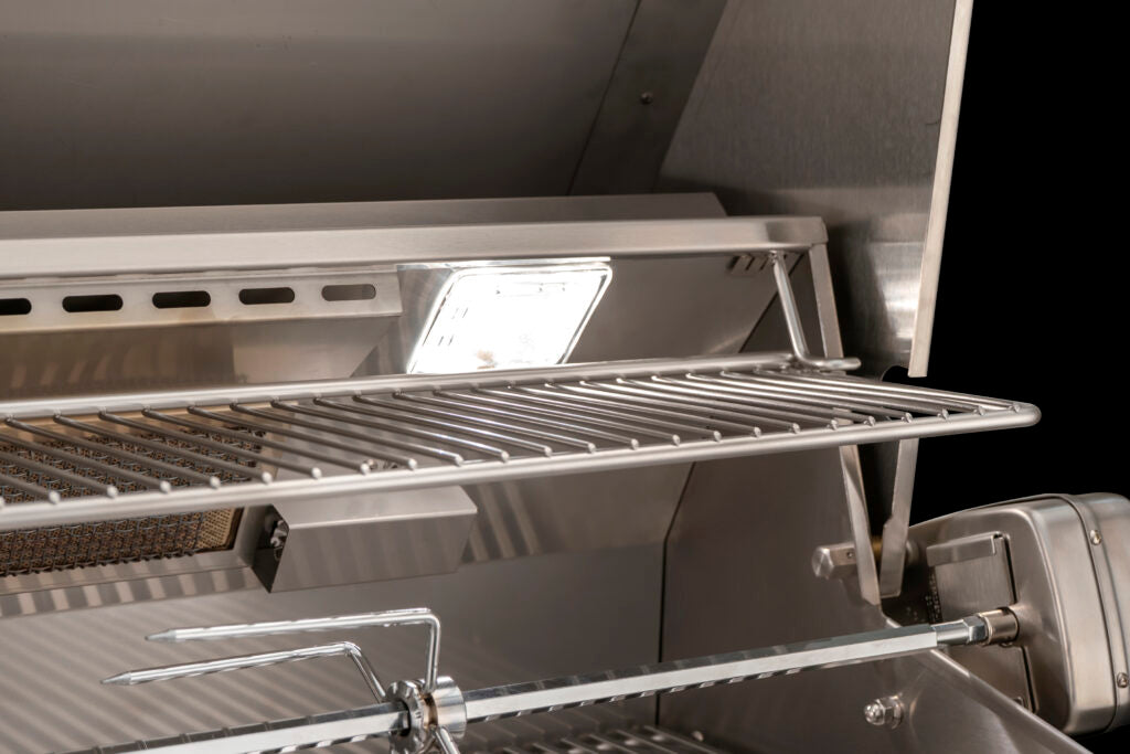 AOG 24 Inch Propane Gas Grill w/ Lights and Rotisserie L-Series