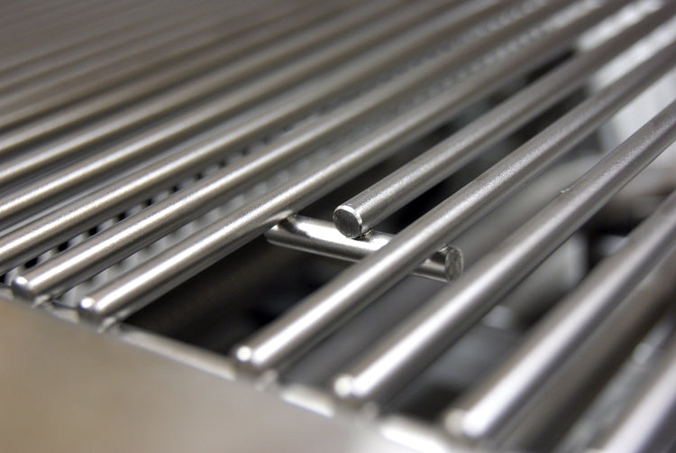 Polished stainless steel grates