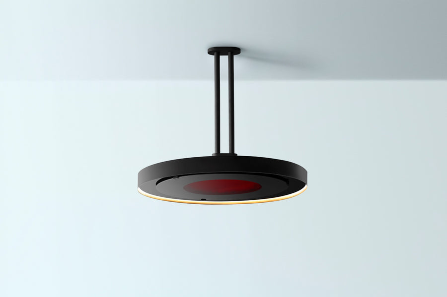 Bromic Eclipse Pendant 28-Inch 2900W Dual Element 240V Electric Heater W/ Twin Pole