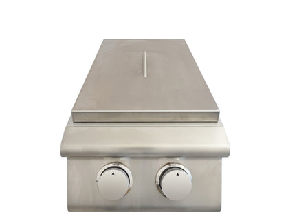 BBQ Island Double Side Burner - Natural Gas