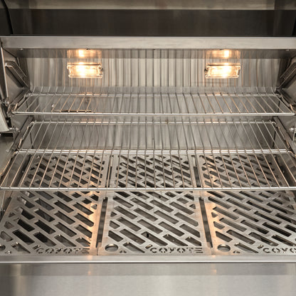 Coyote 28 Inch Freestanding Pellet Grill