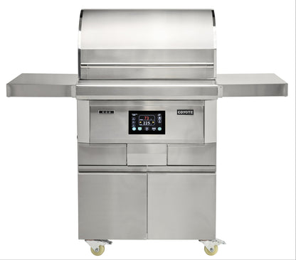 Coyote 28 Inch Freestanding Pellet Grill