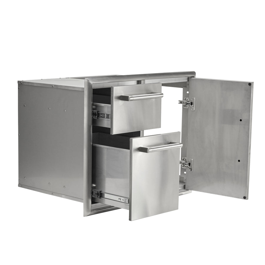 Coyote 31 Inch Access Door and Double Drawer Combo