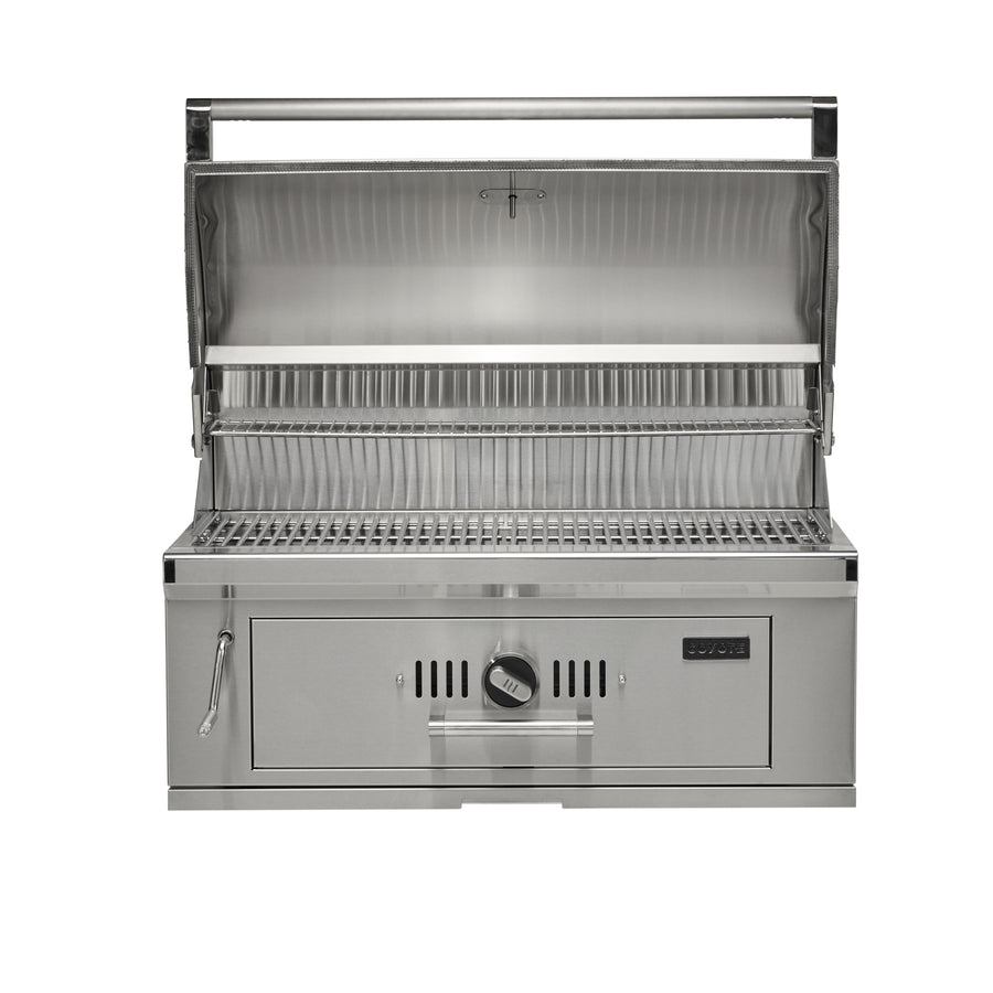 Coyote 36 Inch Built In Charcoal Grill