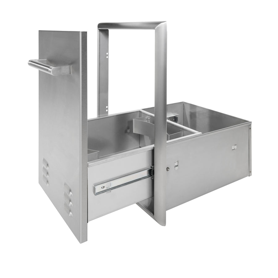 Coyote 18 Inch Propane Tank / Trash Rollout Drawer
