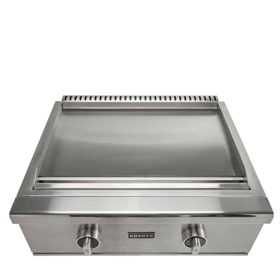 Coyote 30 Inch Built In Flat Top Griddle - Propane