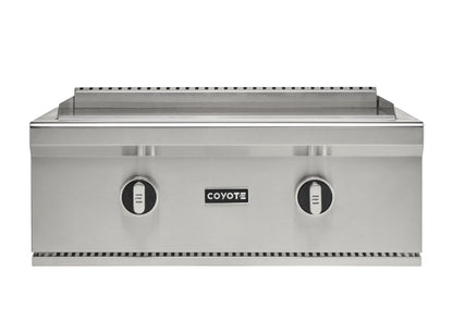 Coyote 30 Inch Built In Flat Top Griddle - Natural Gas