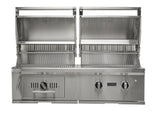 Coyote 50 Inch Hybrid Charcoal and Natural Gas Grill
