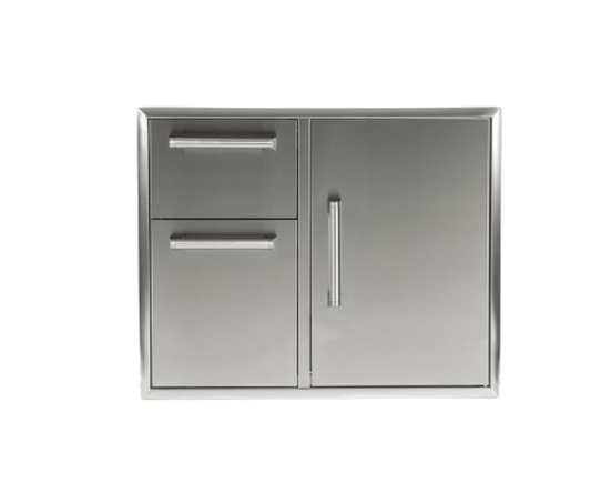 Coyote 31 Inch Combination Storage Door And Drawers Cabinet
