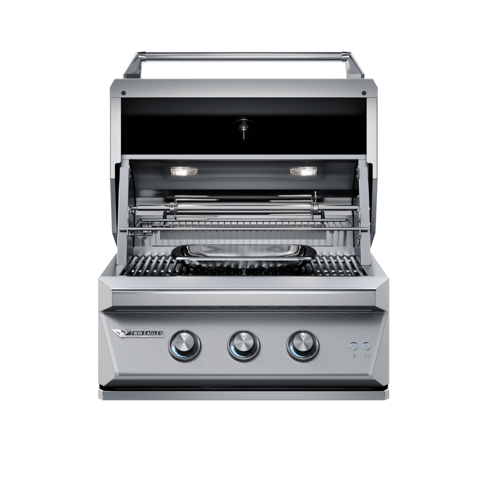 Twin Eagles 30 Inch Natural Gas Grill with Rotisserie and Sear Zone