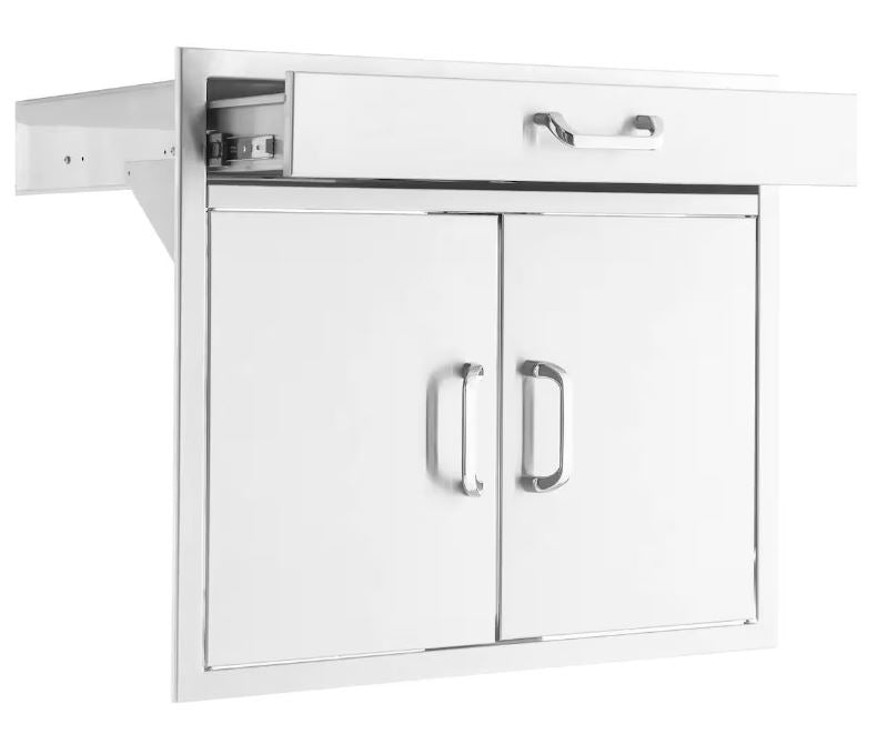BBQ Island 260 Series - 30 Inch Double Door with Single Drawer Combo