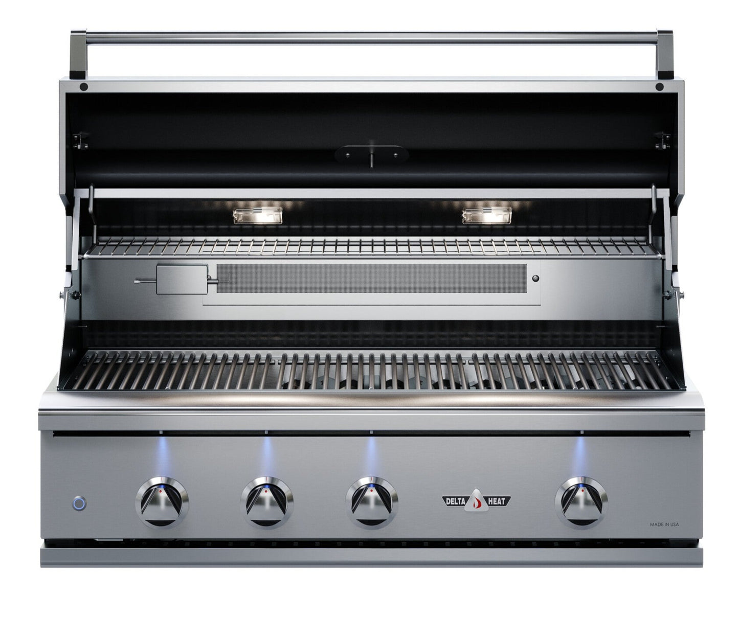 Delta Heat 38 Inch Propane Grill with Rotisserie