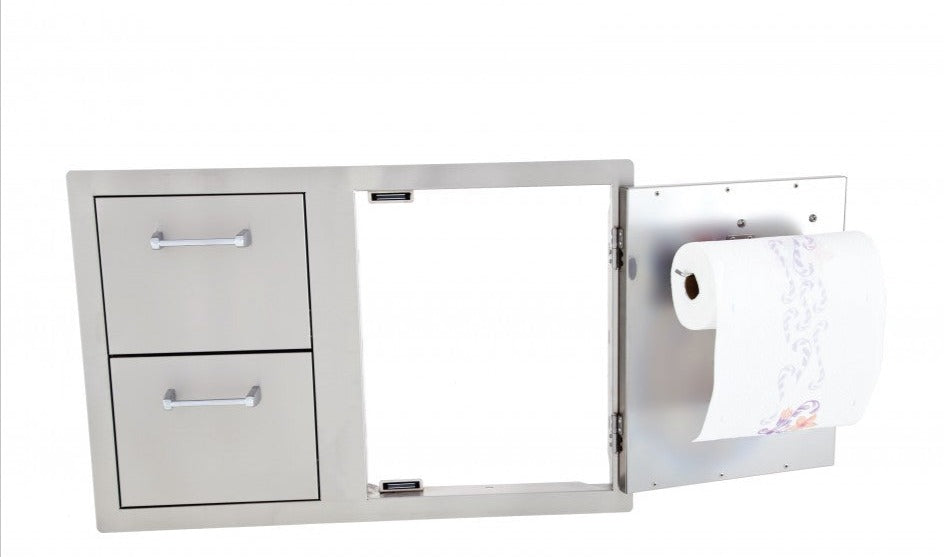 Lion Door and Drawer Combo with Towel Rack